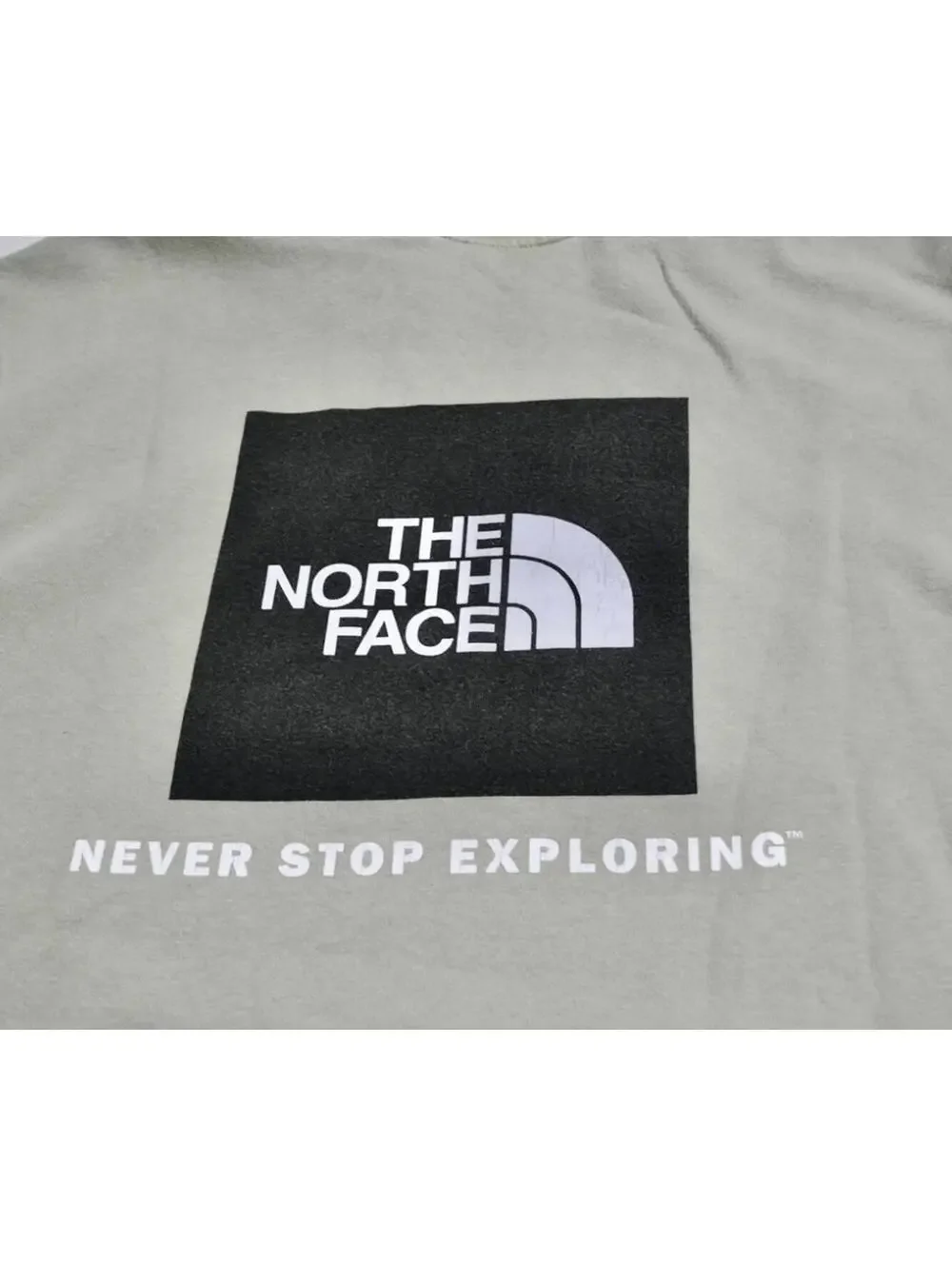 The North Face Hood Tan Never Stop Exploring Hoody Sweatshirt Size Large